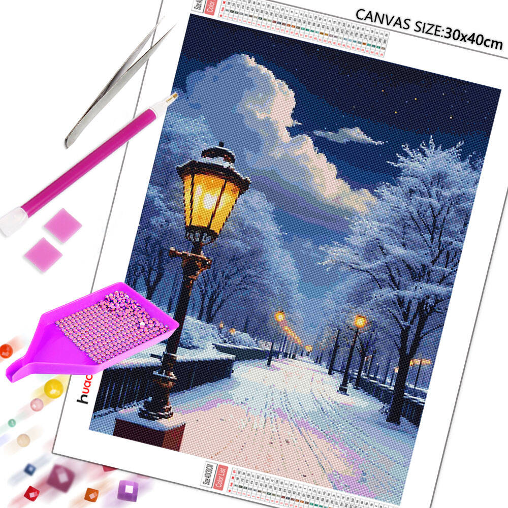 5D Алмазная мозаика DIY: Снежн – обзор и цена Photo Mosaic Print
