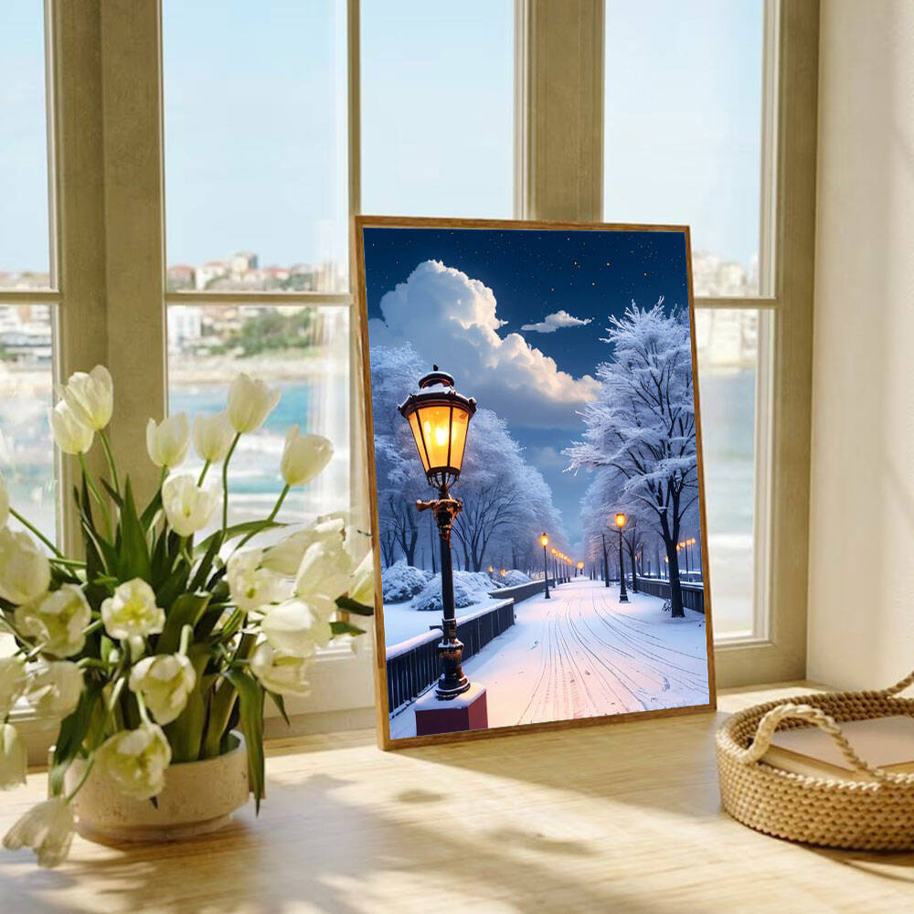5D Алмазная мозаика DIY: Снежн – обзор и цена Photo Mosaic Print